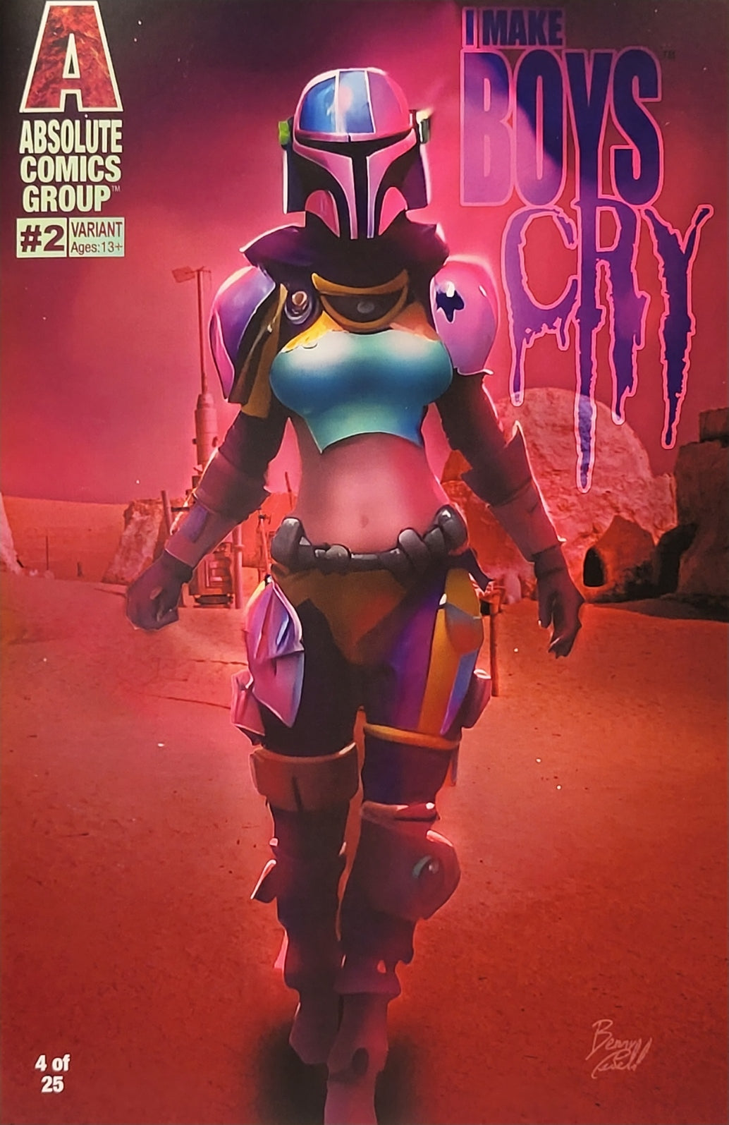 I Make Boys Cry #2 - Mandalorian Cosplay Cvr - LTD 25 – Cosmic Capes Comics