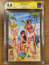 Load image into Gallery viewer, CGC 9.8 White Widow #5/I Make Boys Cry #1 Dragon Con Connecting Cover Set
