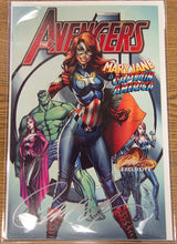 Load image into Gallery viewer, Avengers, Vol 7 #8C - J. Scott Campbell SIGNED Cap Variant
