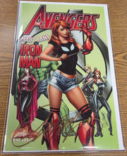Load image into Gallery viewer, Avengers, Vol 7 #8C - J. Scott Campbell SIGNED Iron Man Variant
