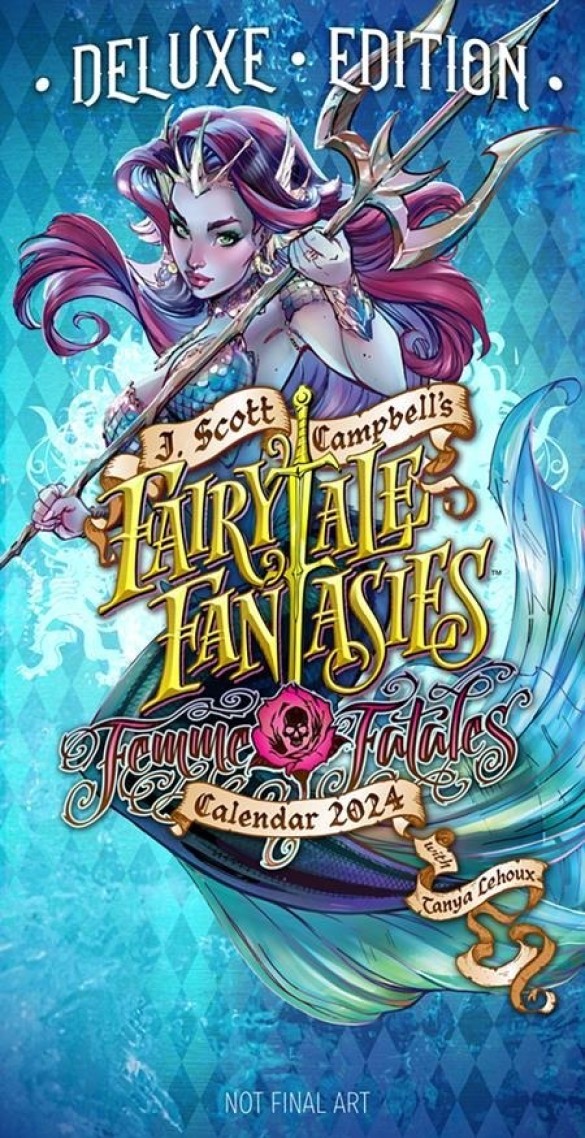 J Scott Campbells Fairytale Fantasies 2024 Calendar Collectors Light J Scott Campbell And Tanya Lehoux