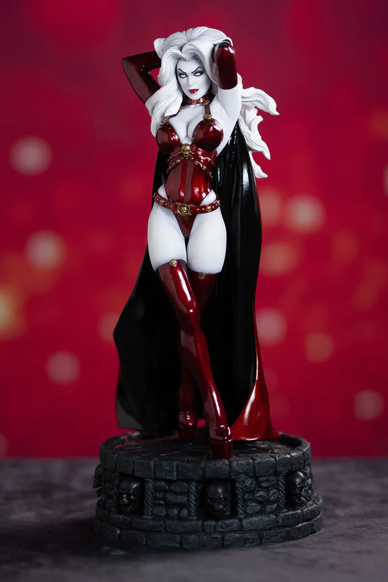 Lady Death Statue - Scarlet Edition