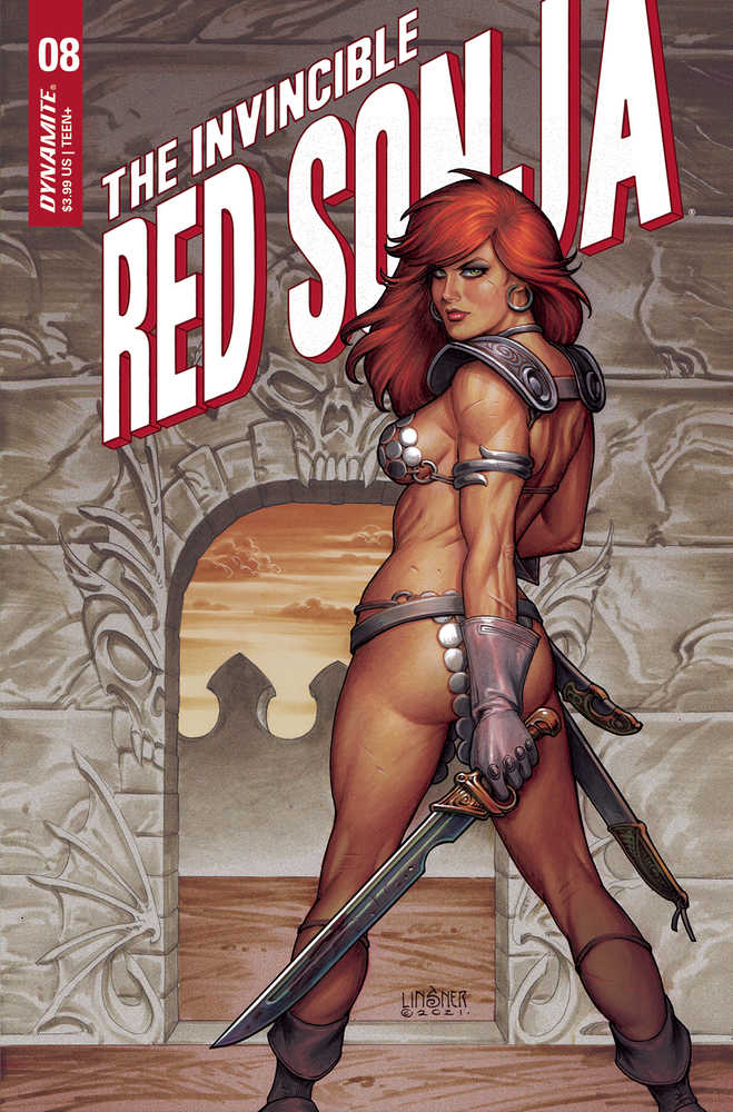 Invincible Red Sonja #8 Cover B Linsner