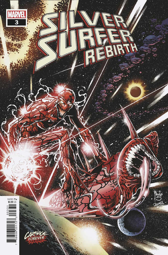 Silver Surfer Rebirth #3 (Of 5) Siquera Carnage Forever Variant