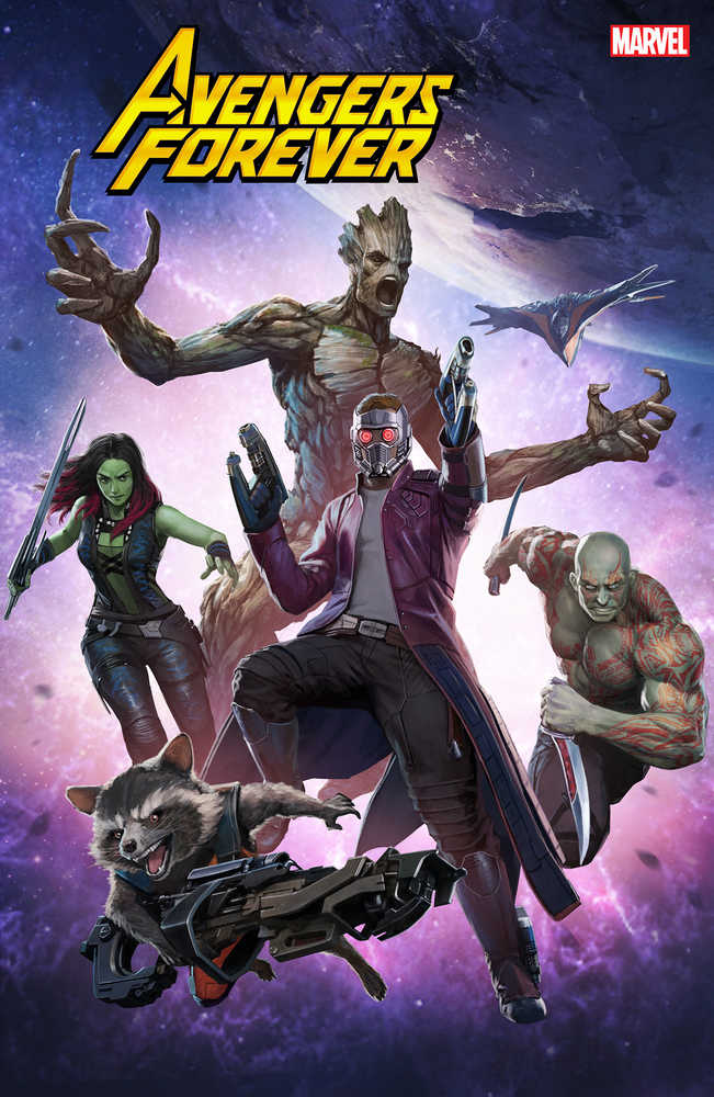 Avengers Forever #4 Skan Infinity Saga Phase 2 Variant