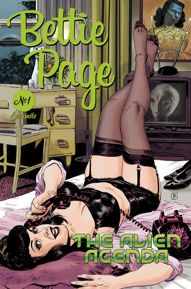 Bettie Page Alien Agenda #1 Cover D Broxton