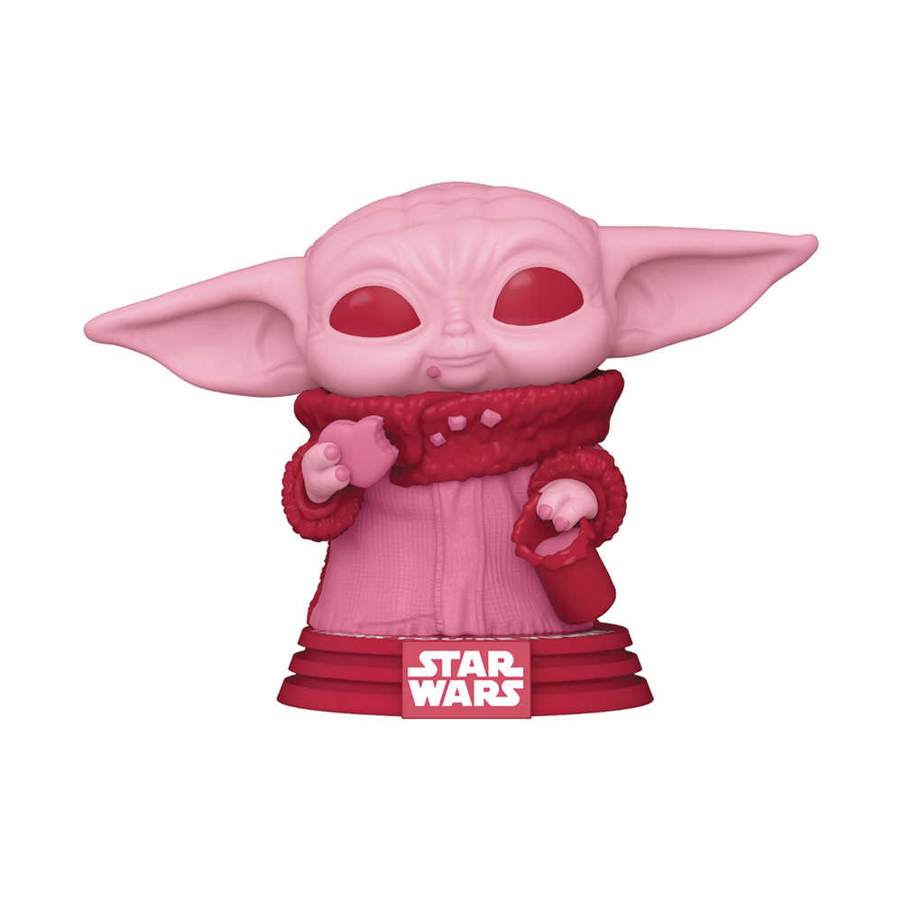 Pop Star Wars Valentines S2 Grogu Vinyl Figure