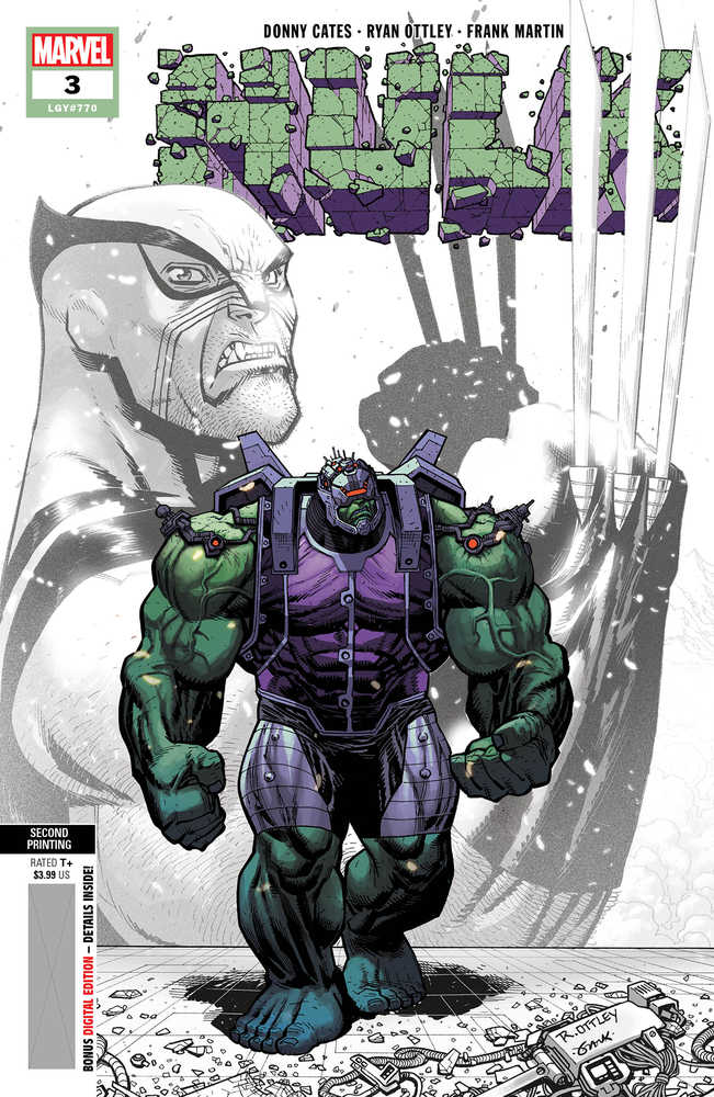 Hulk #3 2ND Printing Ottley Variant