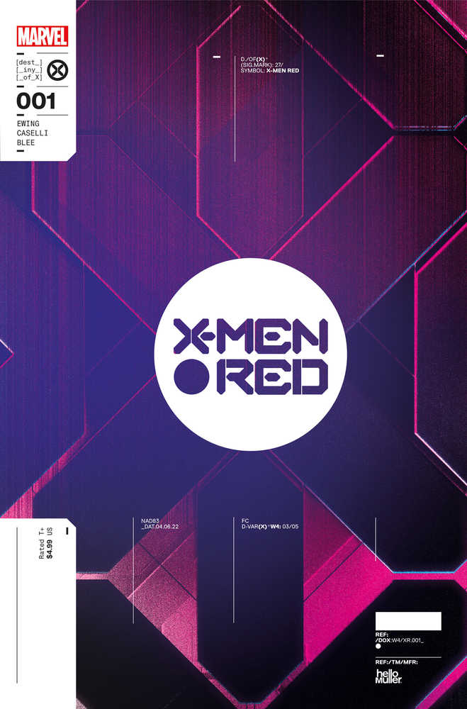 X-Men Red #1 Muller Design Variant