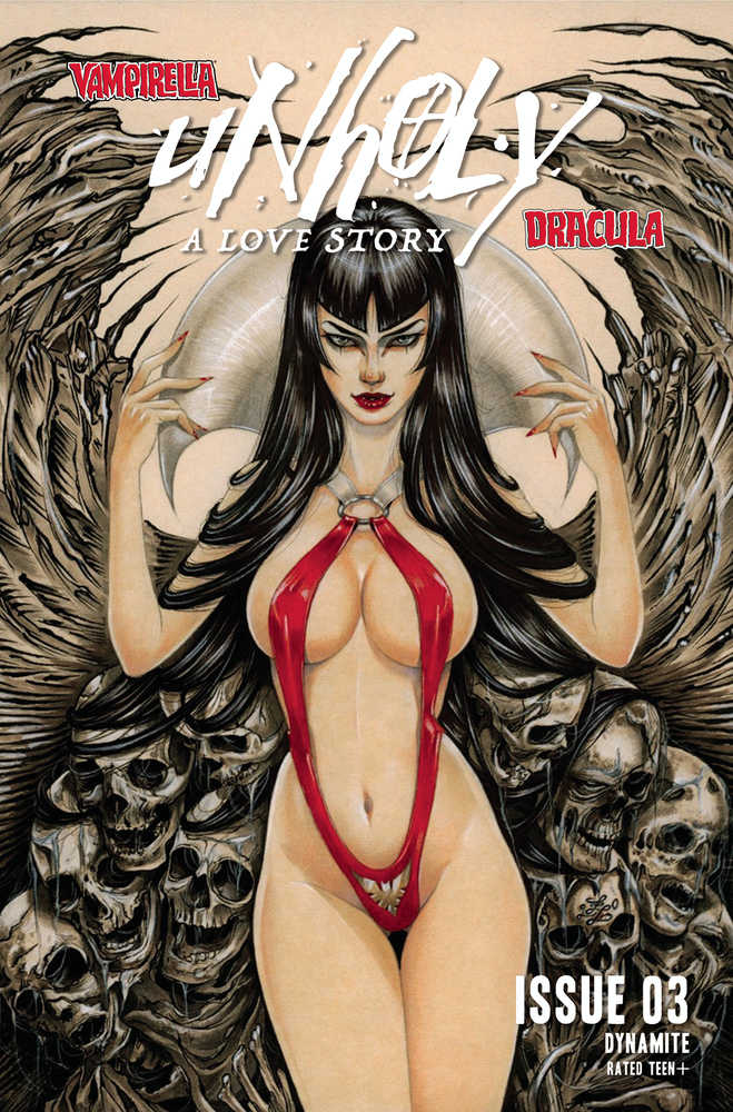 Vampirella Dracula Unholy #3 Cover N Foc Lacchei Original