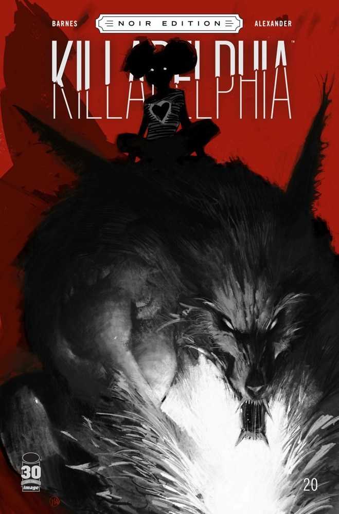 Killadelphia #20 Cover C Alexander Black & White Noir Edition (Mature)