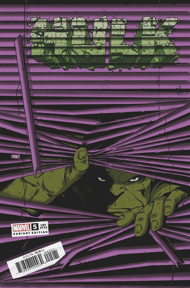 Hulk #5 Fornes Window Shades Variant