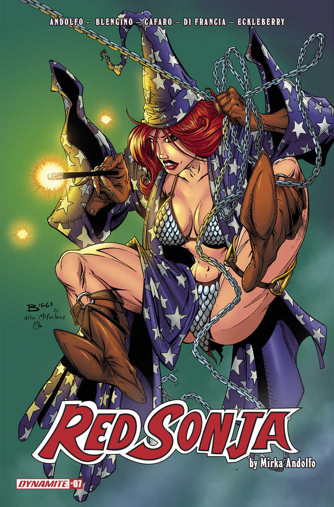 Red Sonja (2021) #7 Cover L Foc Wizard Homage Biggs Original