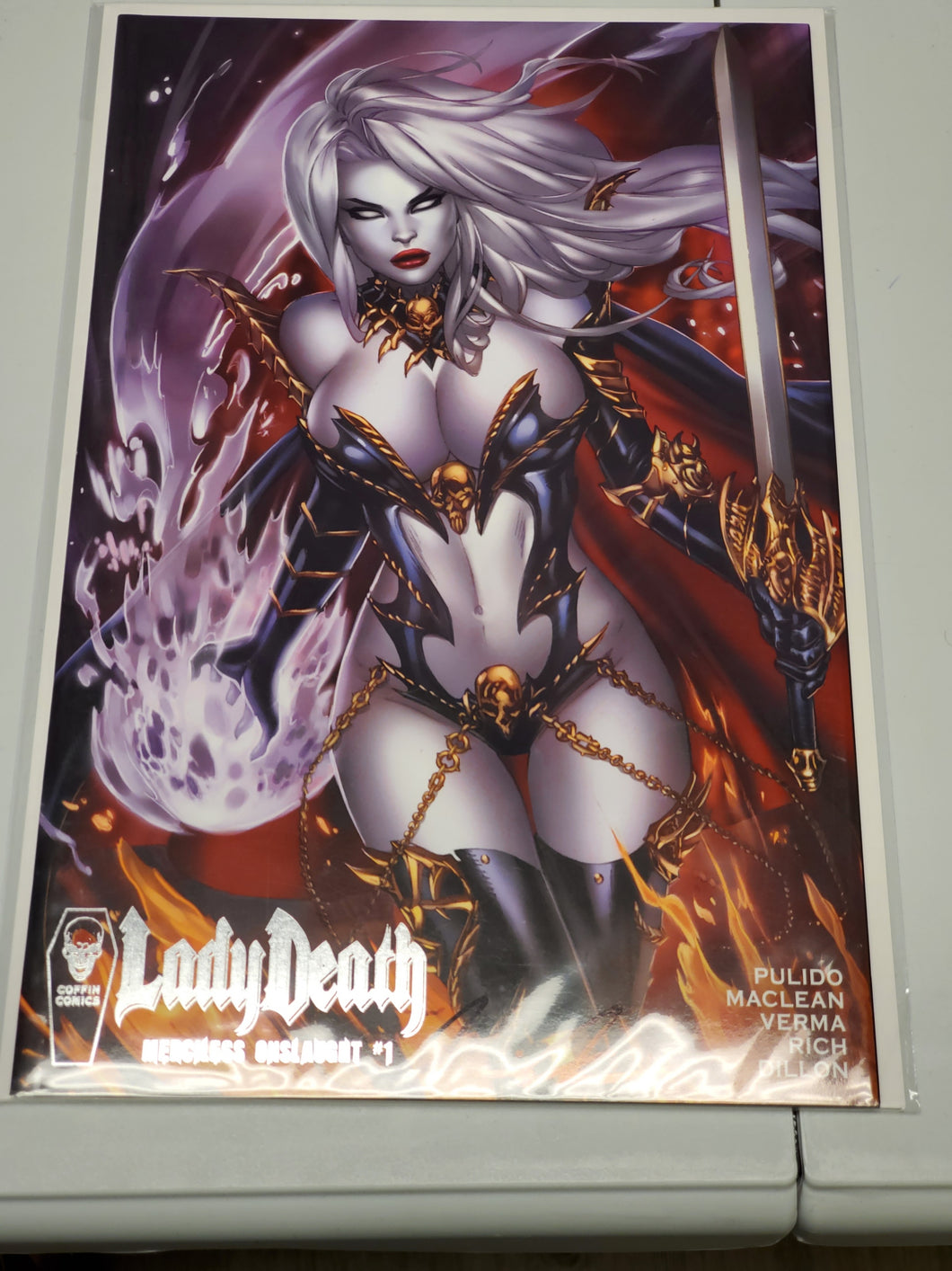 Lady Death: Merciless Onslaught - Premiere Edition - Silver Foil