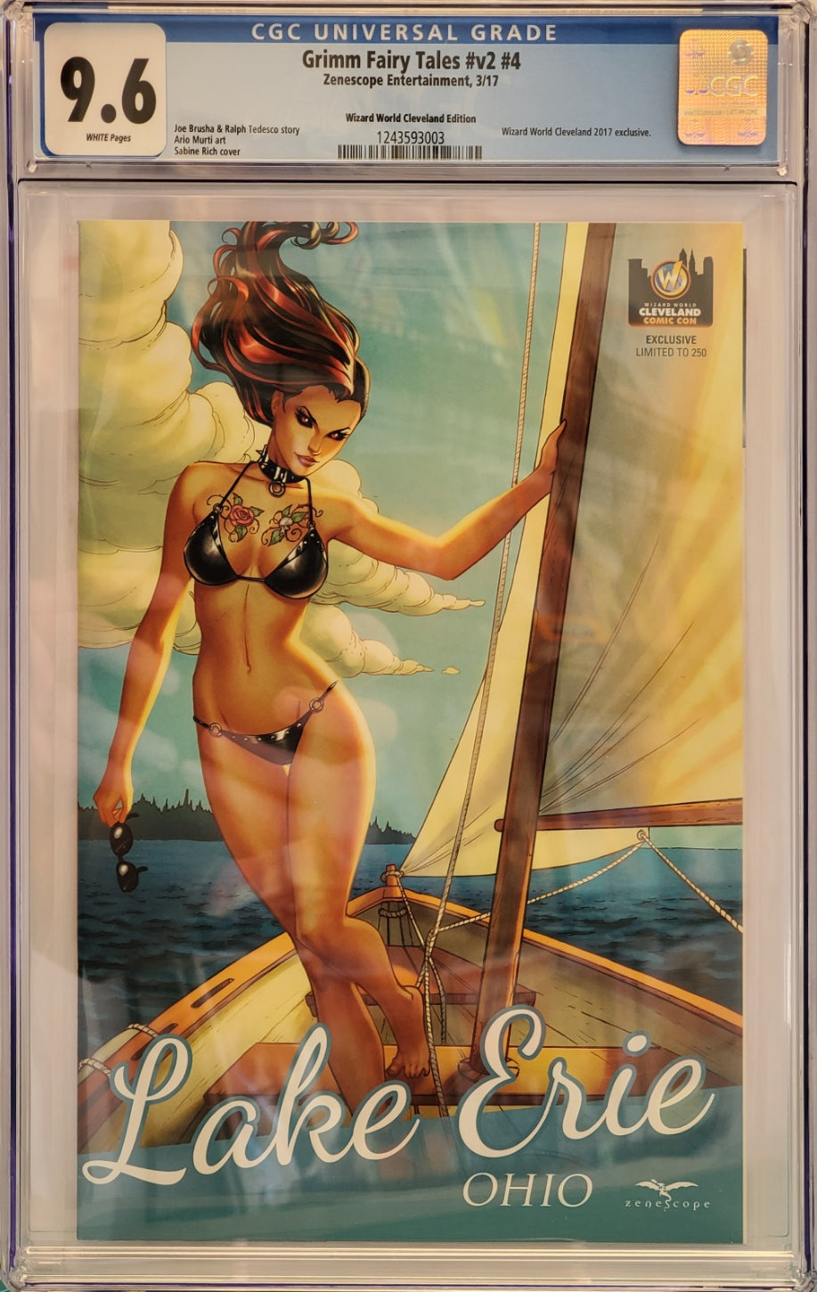 CGC 9.6 Grimm Fairy Tales Vol 2 #4 Wizard World Cleveland Edition