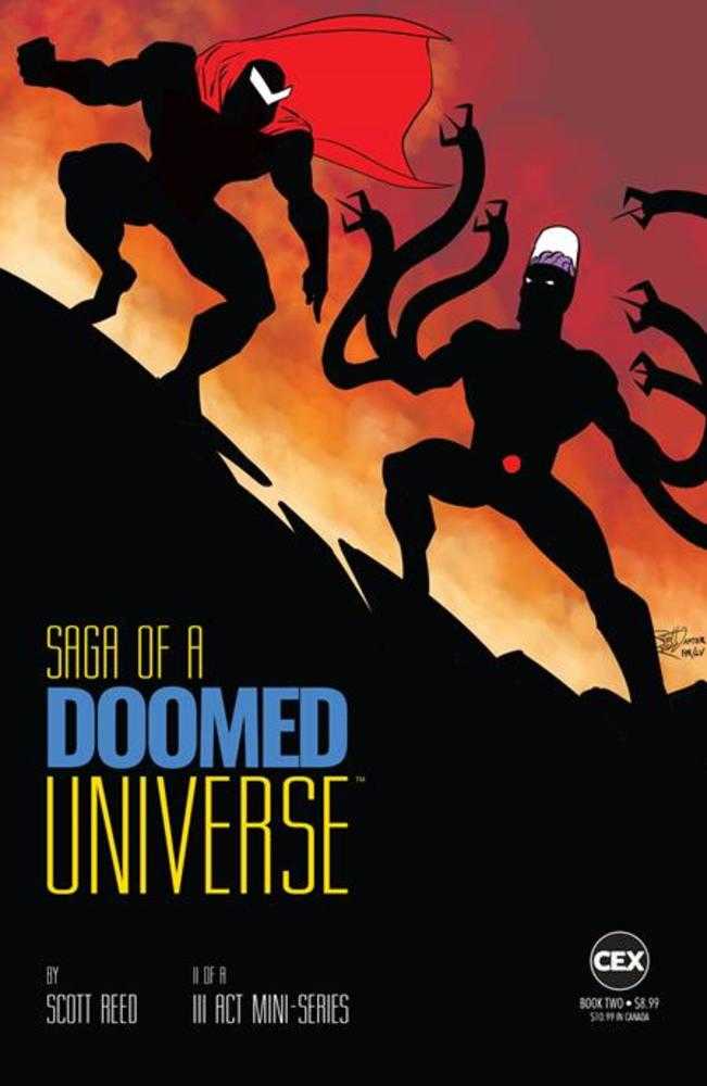 Saga Of A Doomed Universe #2 (Of 3) Cover C Scott Reed Dark Knight Homage Variant