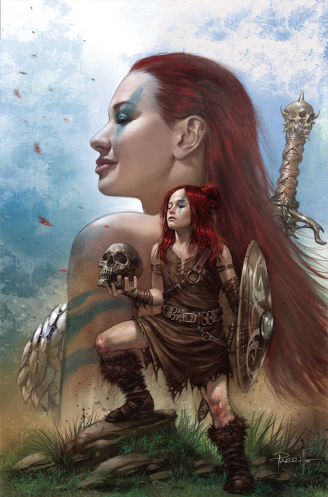 Unbreakable Red Sonja #1 Cover O Parrillo Premium Metal