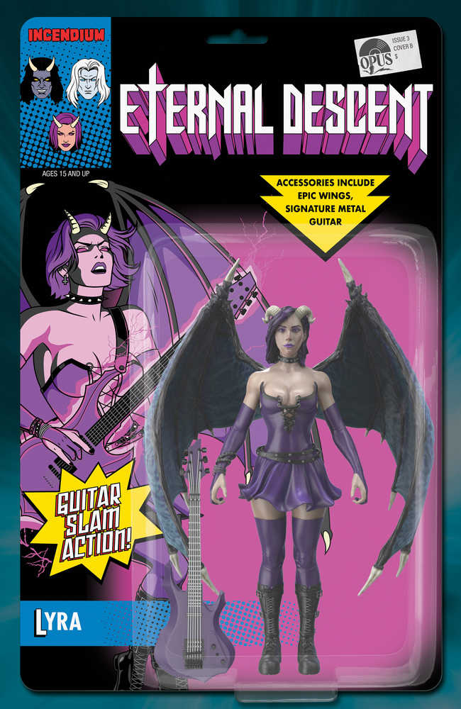 Eternal Descent #3 Cover B 5 Copy Variant Edition Lyra Action Figure