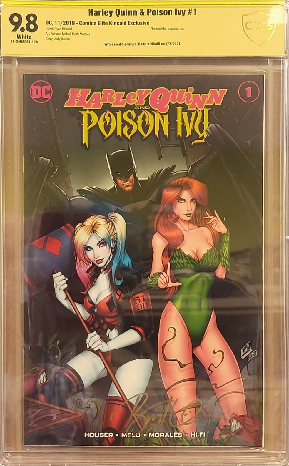 CBCS 9.8 SIGNED - Harley Quinn & Poison Ivy #1 - Comics Elite