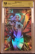 Load image into Gallery viewer, CBCS 9.8 - SIGNED x2 - White Widow #6 - Virgin Holofoil "Temptation" Variant
