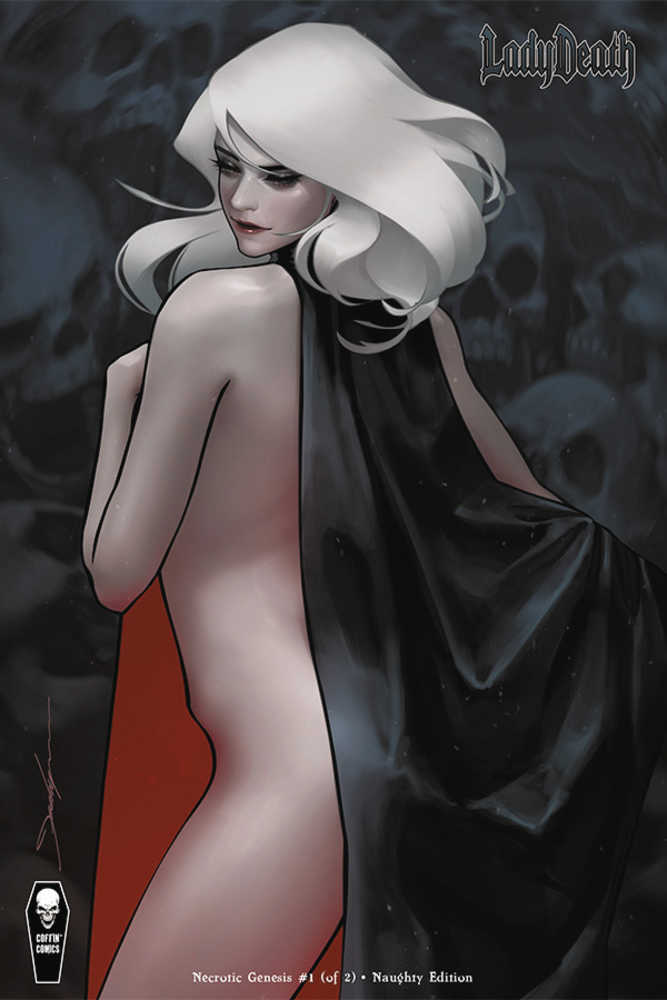 Lady Death Necrotic Genesis #1 (Of 2) Cover D Naughty (Mature)