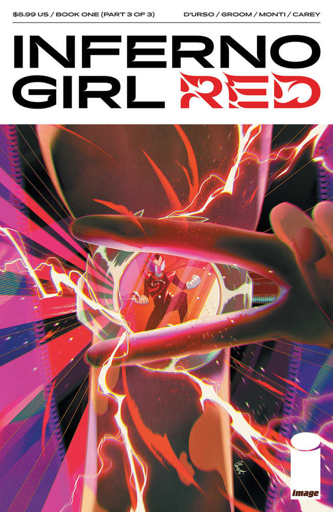 Inferno Girl Red Book One #3 (Of 3) Cover B Monti Mv