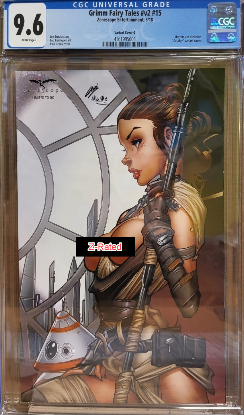 CGC 9.6 - Grimm Fairy Tales V2 #15 Z-Rated May-the-4th Cosplay