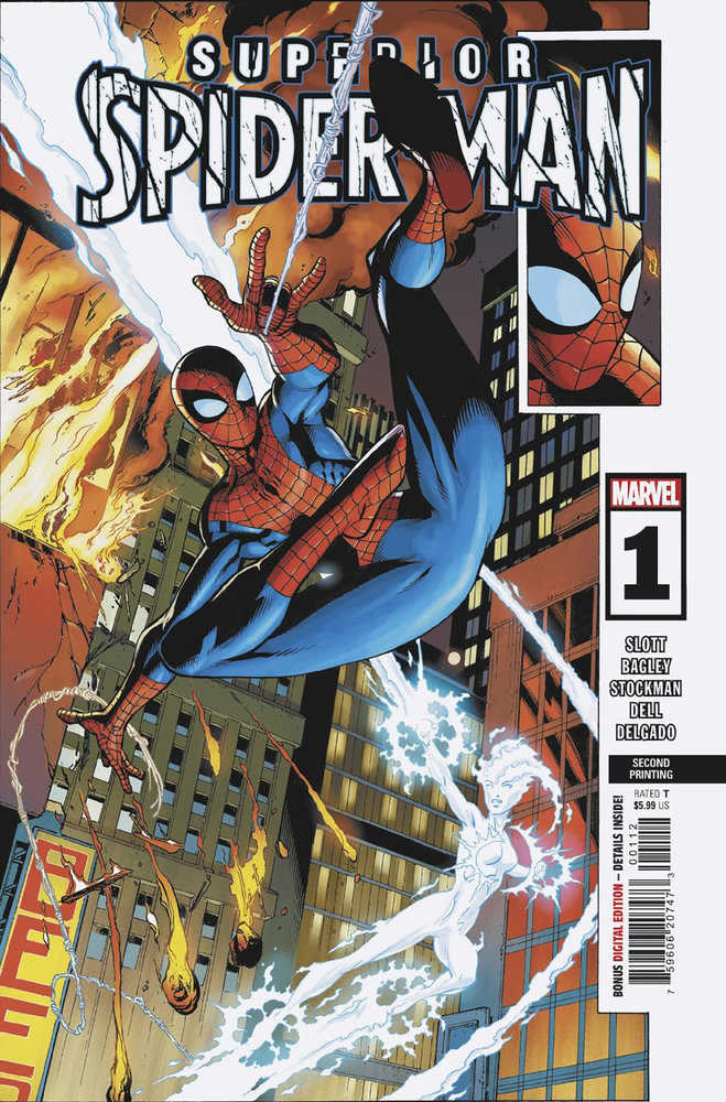 Superior Spider-Man 1 Mark Bagley 2nd Print Variant