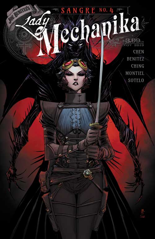 Lady Mechanika: Sangre #4 - Ching cover