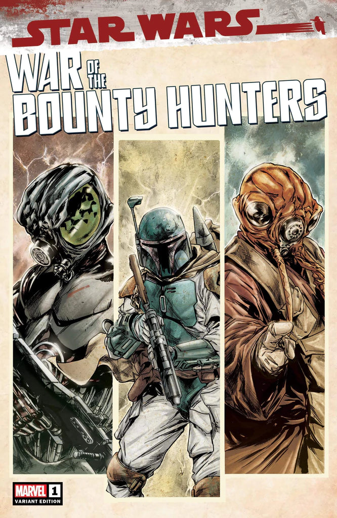 STAR WARS: WAR OF THE BOUNTY HUNTERS #1 - EXCLUSIVE VARIANT - PAOLO VILLANELLI